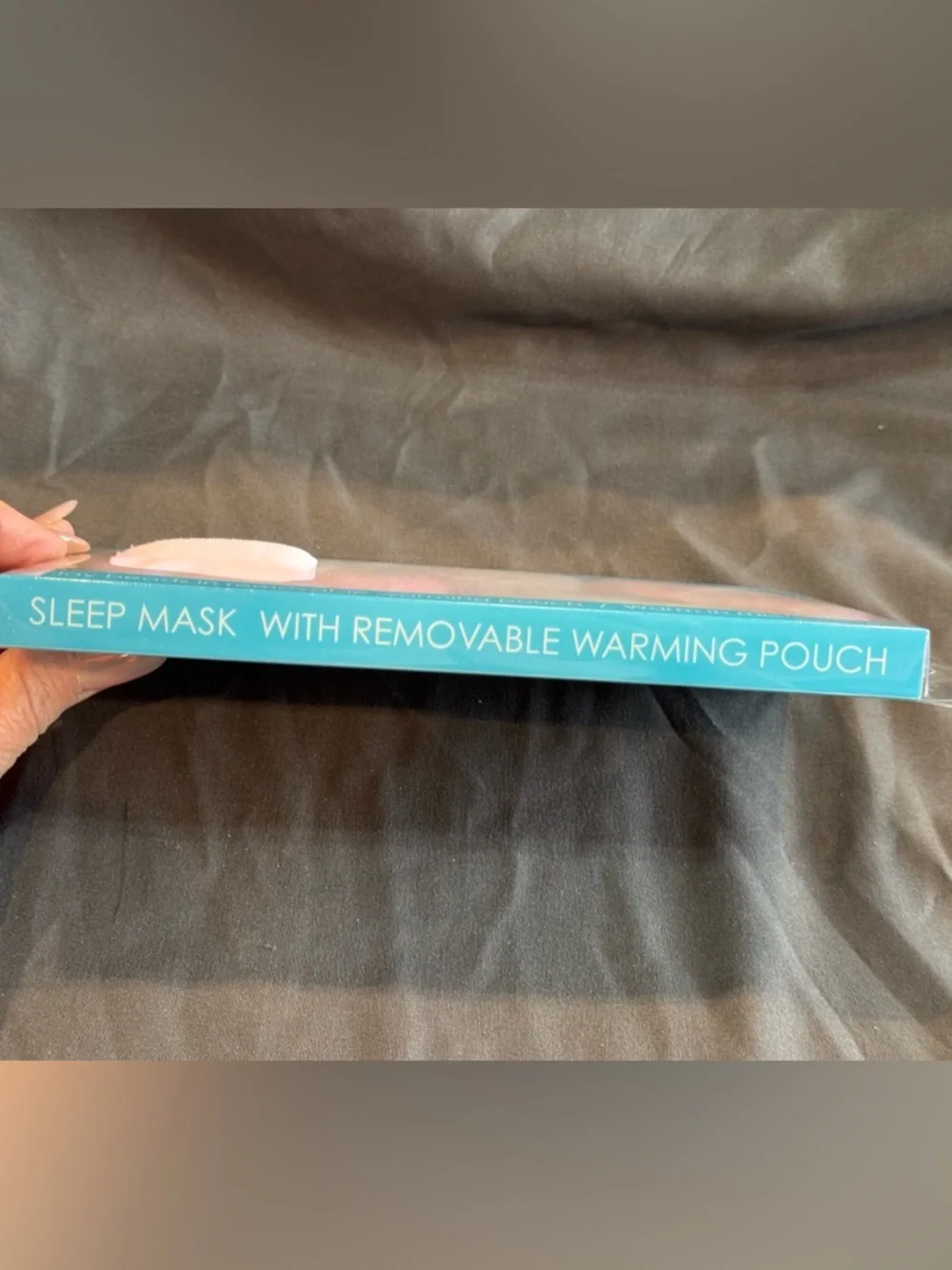 Pink Tie-Dye Sleep Mask with Removable Warming Pouch NWT
